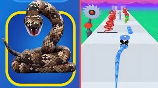 MAX LEVEL in Snake Run Race Game