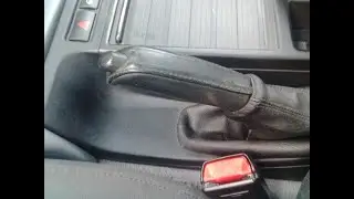 How to remove the handle cover handbrake BMW E39