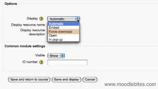 Moodle 2 Adding Resources File