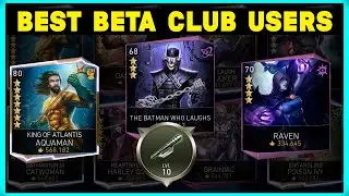 Top 5 Beta Club Users Injustice 2 Mobile