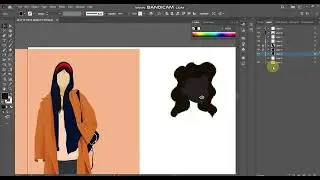 How To Draw Flat Character illustration in || Adobe Illustrator || Flat Character Design