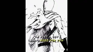 HERO FOR JUSTICE & HERO FOR FUN 🗿#onepunchman