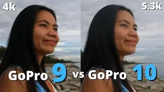 GoPro 10 vs GoPro 9 Video Quality comparison [5.3K vs 4k]