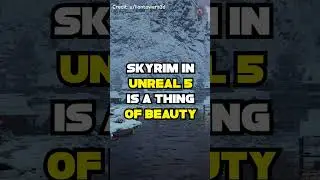 Skyrim's Dawnstar in Unreal Engine 5 is BEAUTIFUL