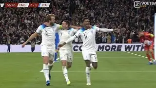 Marcus Rashford GOAL Equalizer|| THE Jude Bellingham fire ASSIST 🔥 || England VS Italy.