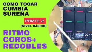 Rhythm for Choirs + Fills - SOUTHERN CUMBIA on Drums | part 2 - BEGINNER LEVEL (Bolivian cumbia)