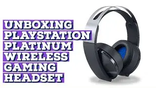 SONY PlayStation Platinum Wireless Gaming Headsets [3D Audio] - Unboxing