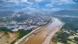 中国云南河口北山社区｜4K HDR ｜Cửa Khẩu Kim Thành｜金城口岸｜中国河口口岸｜China Hekou Port|DJI Mini 4 Pro D Log-M to HDR|