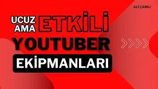 En Ucuz YouTuber Ekipmanları (Mikrofon, Kamera, Işık, Tripod, OBS)