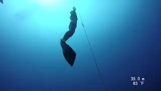 Mergulho Em Apneia de 101m Freediving Treino