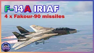 F-14A IRIAF: Chơi máy bay bằng 1 nút - Fakour-90 | War Thunder Sim Battle