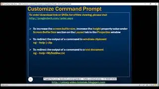 Customize Command Prompt