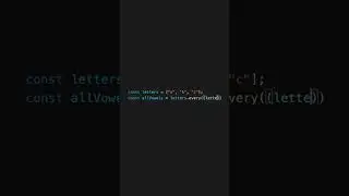 how to use the every() method in JavaScript ES6 