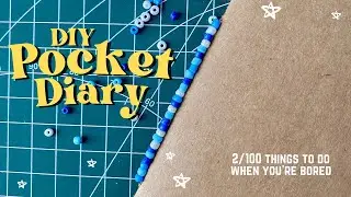 I made a pocket diary from scrap 😍 Best out of waste | Sketchbook from Scrap | DIY project