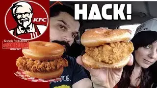 KFC - Chicken & Doughnuts Sandwich - Hack the Menu Food Review