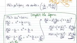 College Algebra: Quadratic Functions