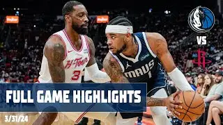 Dallas Mavericks Team Highlights vs. Houston Rockets | 3/31/24
