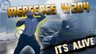 MERCEDES W204 ФИНАЛ!! ОН ПОЕХАЛ!!! (Часть 4) ГОД В ОГОРОДЕ / Сергей Гончаров