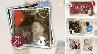 Christmas Folded Slideshow by OnBothSides || After Effects Template || VideoHive