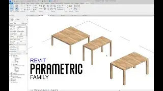 Revit Parametric Family TABLE