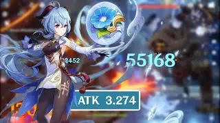 Ganyu Full ATK Build || Update build Ganyu Genshin Impact 3.0
