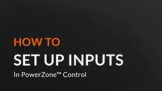 How to set up Inputs