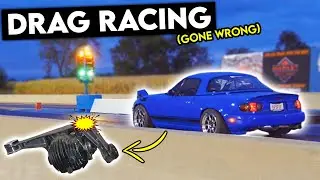 How 388WHP DESTROYED My Miata's Differential... (Drag Racing CARNAGE)
