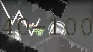 BLACK BLIZZARD BY KRMAL 40-100 GEOMETRY DASH EXTREME DEMON
