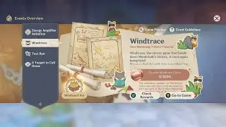 Genshin Impact - Windtrace (Event) - Event Overview and Rewards