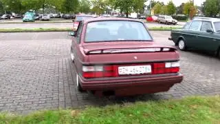 Volvo 240 sedan with custom bodykit and very nice rims