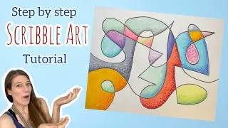 Scribble Art Lesson | Contour Line Drawing