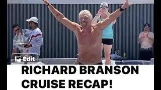 Cruising with Richard Branson! #solosailing #virginvoyages