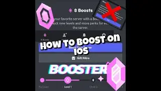 HOW TO NITRO BOOST ON DISCORD ON IOS AND BOOST