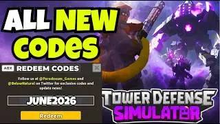 ALL NEW WORKING CODES FOR TOWER DEFENSE SIMULATOR IN JUNE 2026 (OPERATOR TOWER UPDATE CODES)| ROBLOX