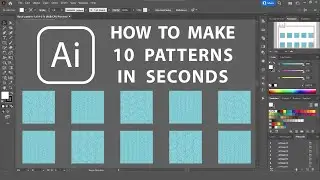 How to make 10 seamless patterns in seconds - Adobe Illustrator