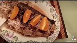 Пангасиус, запечённый в духовке.