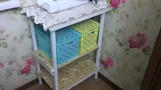 Делаю из обрезков столешницы многофункциональные столики для хозяйства