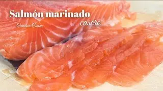 Receta de SALMÓN MARINADO casero, delicioso y económico!!