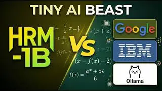 Can Tiny AI Beast HRM Text 1B Do Math Reasoning? Tested Against Local LLMs