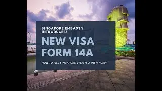 How to fill Singapore Visa form 14a | Singapore visa apply online India