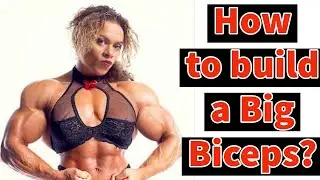 Look at how the biggest muscle girl gets  a  big biceps.! FBB Blanchette | Muscle Female