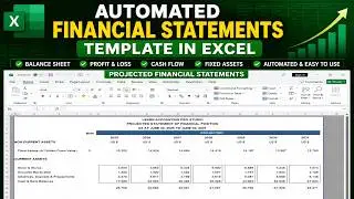 Automate Balance Sheet, Profit & Loss Account, Cash Flows in Ms Excel l Learn Accounting Pro Studio