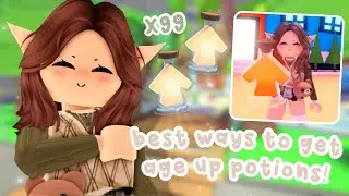 The BEST Ways To Get AGE UP POTIONS In Adopt Me! 💚 | *SUPER EASY!*