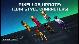 PixelLab update: Generate Tibia styled characters and animations