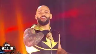 RICOCHET AEW DEBUT FULL HD ENTRANCE AEW ALL IN | AUGUST 25 2024