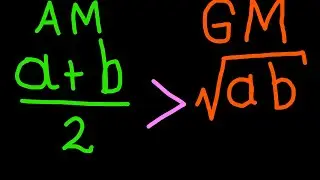 AM-GM Inequality proof with Geometry