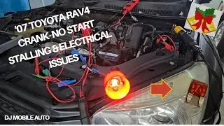 '07 Toyota Rav4 Stalling And Running Rough Issues. Multiple Circuit Faults