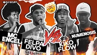 BATALLA EN VIVO CON DJ SCUFF (FELPA DIVO, KIKO FLOW, MC ENGEL & NUMENOSIS)