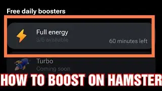 HOW TO BOOST ON HAMSTER KOMBAT