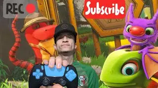 Yooka-Laylee! | New game! | fun adventure game! | Subscribe! | 1st LIVE STREAM! | Sub! |